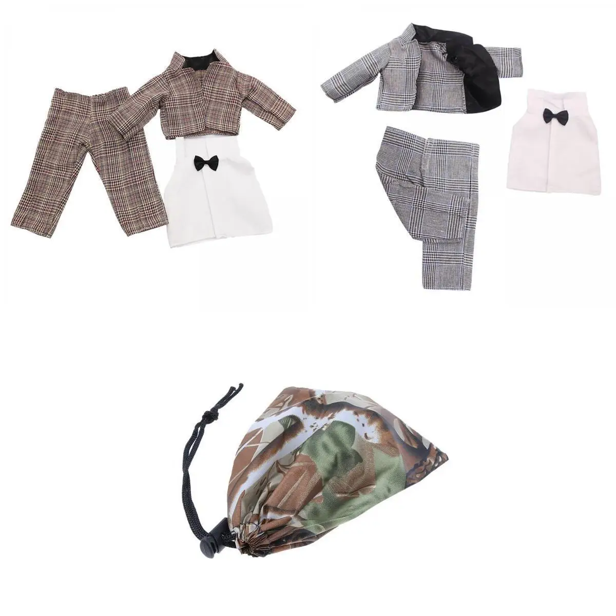 

2 Set 18" Fashion Boys Doll Suit Clothing for American Doll Dress Up Gifts