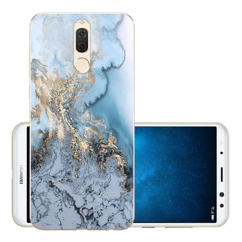 CROWNPRO Мягкий ТПУ для 5," huawei mate 10 Lite чехол-накладка для задней панели телефона Nova 2i/Maimang 6/mate 10 Lite чехол s - Цвет: DLS