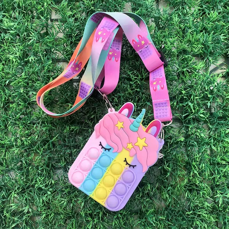 Игрушка антистрессовая Pop для взрослых и детей радужная пузырьковая игрушка