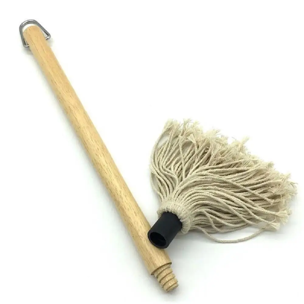 Экономичная обивка деревянная ручка для швабры Обжарка приготовления барбекю