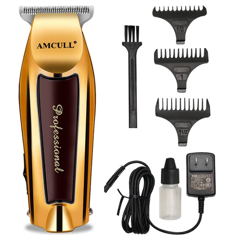 100 240 В профессиональная машинка для стрижки волос электрический триммер 0 1 мм