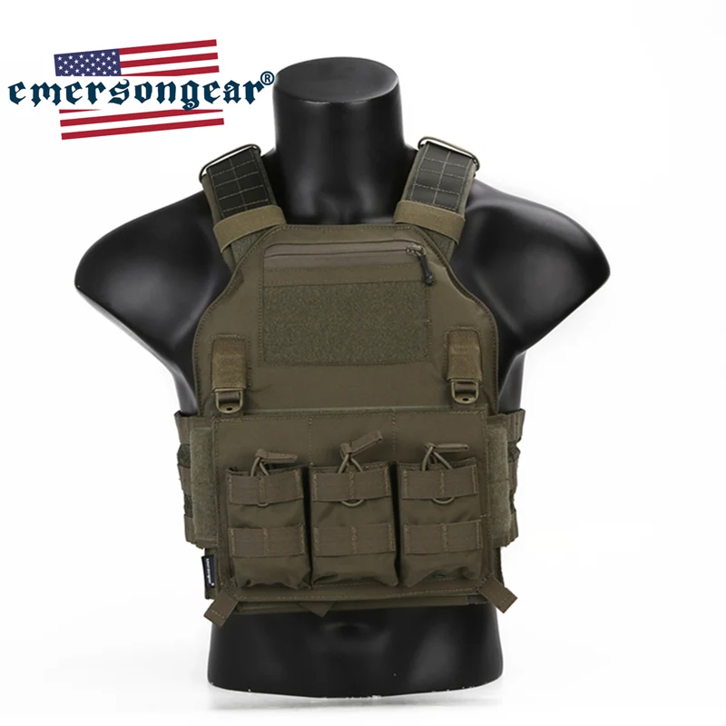 Emersongear Tactical Vest 420 Plate Carrier Molle Body Armor Swat Vest Harness Airsoft Military Shooting Protective Gear Hunting