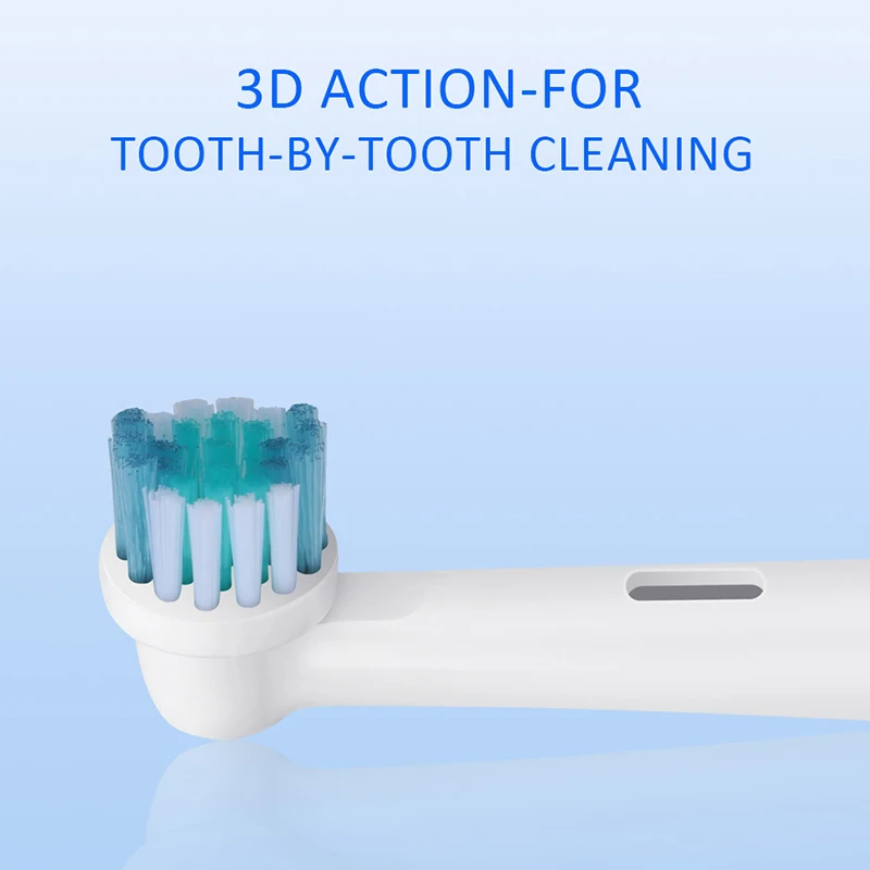 4pk EB17 сменная насадка для зубной щетки электрической Oral B крепление Triumph/3D Excel/Vitality