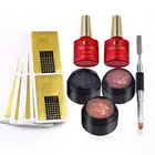 Набор гелей для наращивания ногтей MSHARE, набор из стекловолокна для наращивания ногтей, 7 шт.