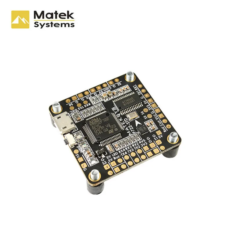 Matek F722 STD барометр BetaFlight OSD Blackbox F7 Контроллер полета для радиоуправляемых FPV