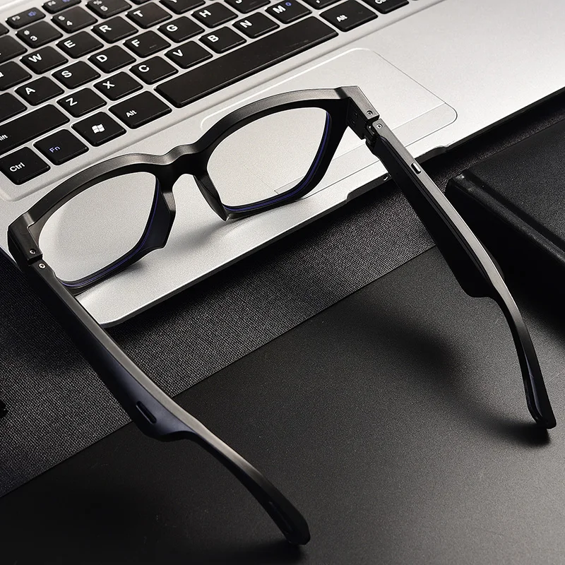 저렴한 스마트 블루투스 헤드셋 안경 무선 오디오 편광 선글라스 및 UV400 보호, 편광 렌즈, 블루 라이트 방지