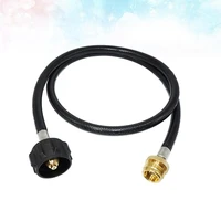 brass propane tank hose adapter 1 to 20 qcc1 tank converter replacement for outdoor heater black