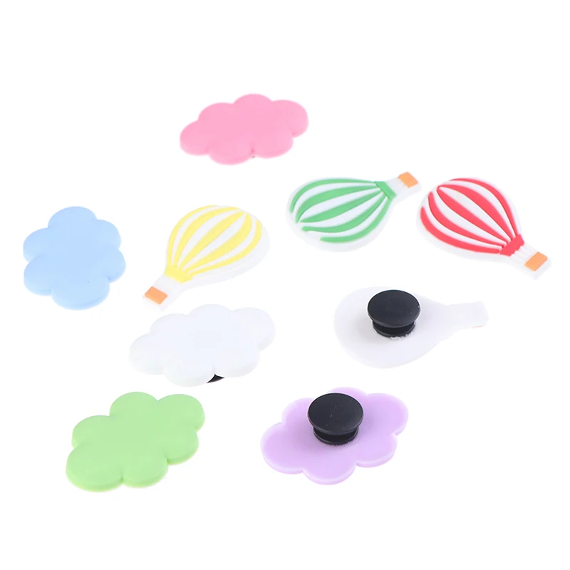 

1pcs Cute PVC Shoe Charms Balloon White Clouds Shoe Charms Accessories Decorations PVC Croc Buckle for Kids Party Xmas Gifts
