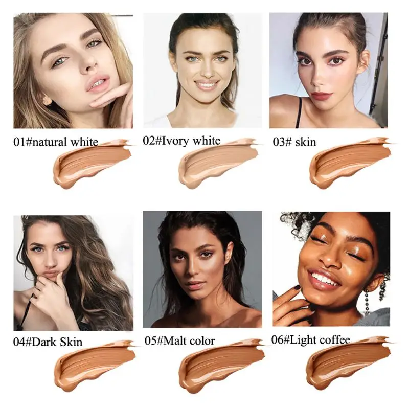 

LULAA Soft Matte Lasting Foundation Concealer Full Coverage Air Cushion Oil Control Waterproof Whitening Face Makeup TSLM1