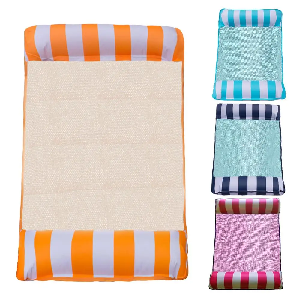 Горячая Распродажа водные виды спорта надувная плавающая кровать надувной