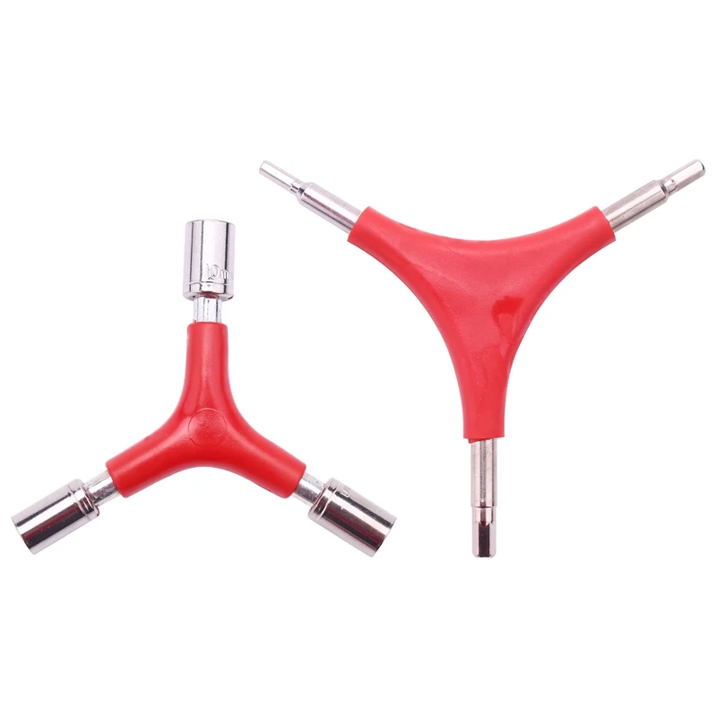 

2 Pieces / Set S Size 4/5/6/8/9/10 Mm Bicycle Of The Bicycle 3-Way (Y-Type) Hex Key