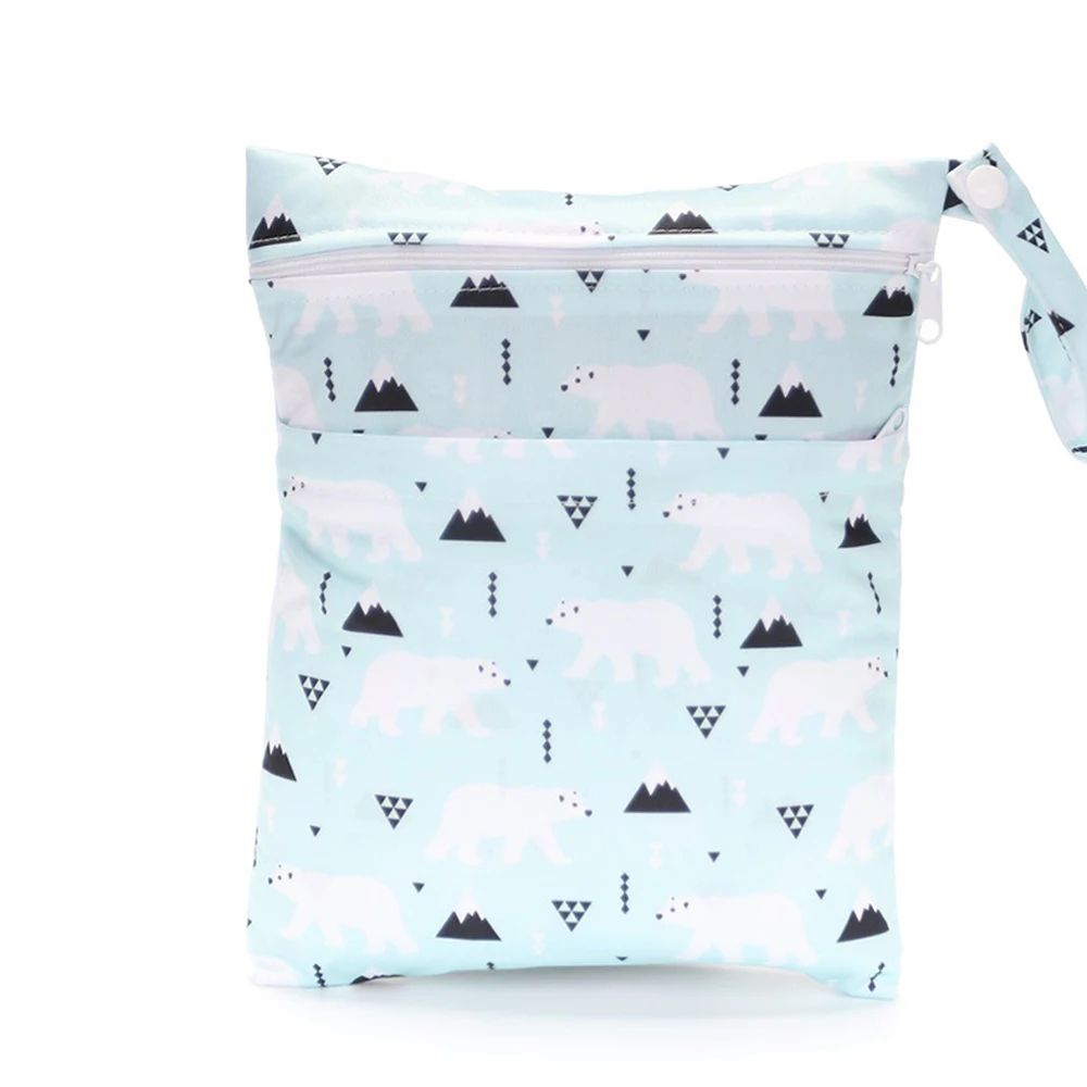 Водонепроницаемая многоразовая дорожная сумка для влажных гигиенических