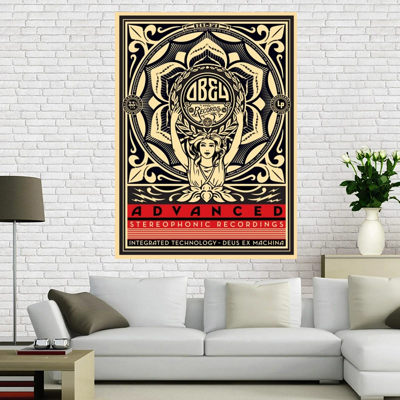 Пользовательские Холст плакат не война Арт плакат печать Shepard Fairey 90x60 см отделочная ткань для дома ткань стены плакат печать шелковая ткань - Цвет: 8