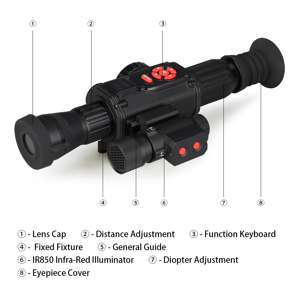 

Eagleeye HD 4X Day & Night Night Vision Sxope Digital Night Vision Monocular With IR850 Infra-Red Illuminator HK27-0030