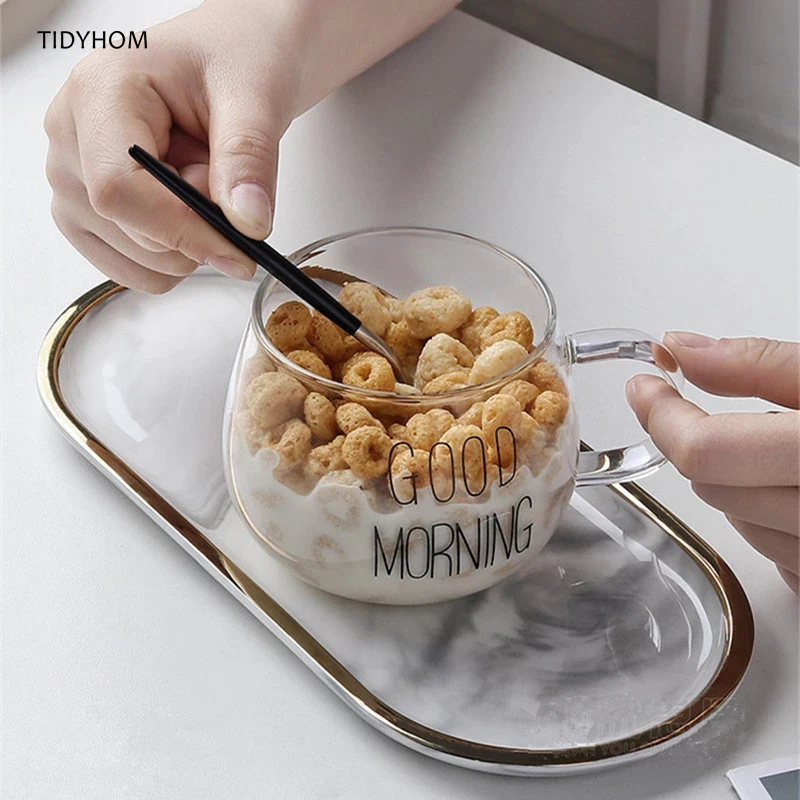 

Кружка для воды в скандинавском стиле, чашка для послеобеденного чая, кружка для завтрака и молока, креативная кружка для напитков, однослой...