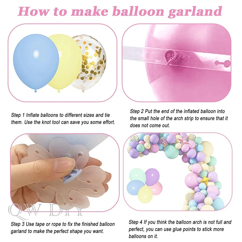 Arco de globos de feliz cumplea&ntilde;os para ni&ntilde;a, 147 piezas, decoraciones de confeti dorado, Heliums de l&aacute;tex, Kit de guirnalda de globos-4