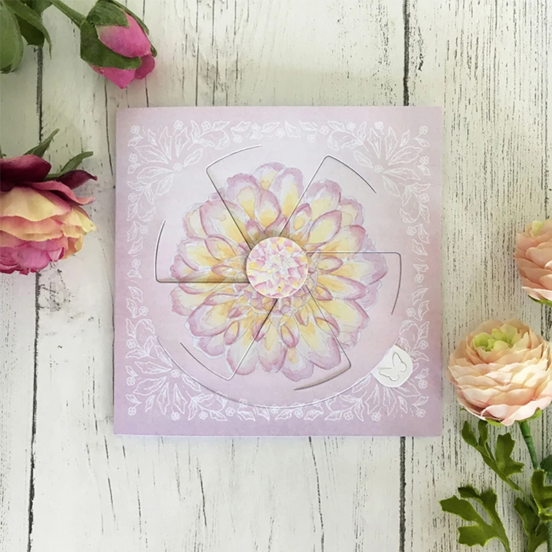 

1 Set Of Cutting Die Retro Stamp Cutting Die DIY Cutting And Pasting PU Paper Card Decorative Handicraft Embossing Die