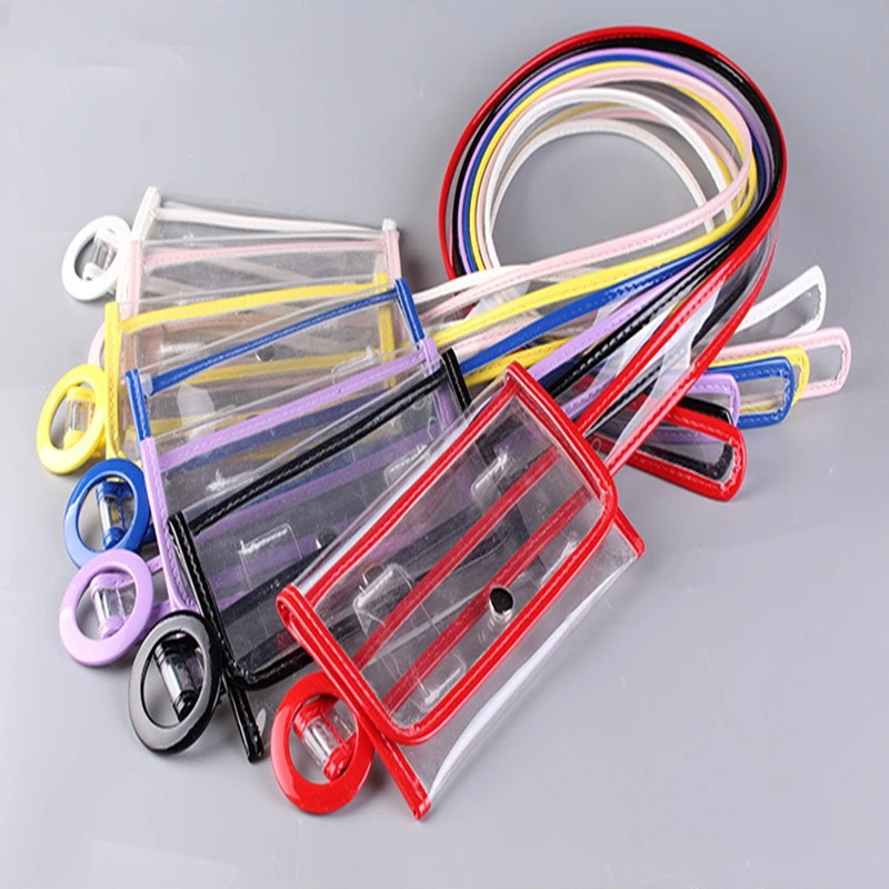 

Clear Fashion Beach Belt Fanny Packs Female Summer New 2021 PVC Waist Bags Women Ladies Girls Transparent Jelly Chest Handbags