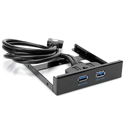 USB 3 0 Передняя панель концентратор 2 порта Расширение Bay 20 Pin к USB3.0 кронштейн кабель