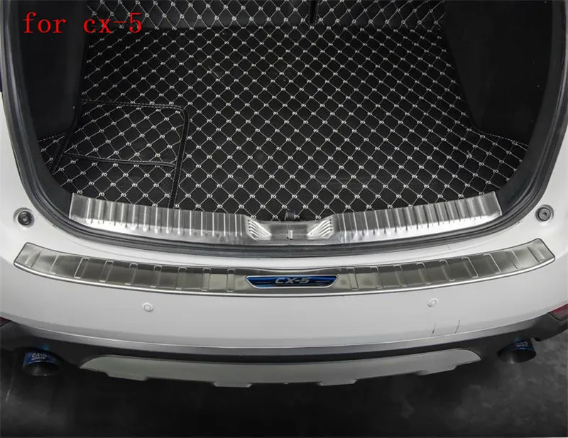 Защитная накладка на задний бампер из нержавеющей стали для Mazda CX-5 cx5 2017-2020 |