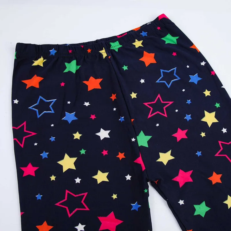 Новинка 2021 модные обтягивающие дышащие леггинсы с рисунком цветных звезд и
