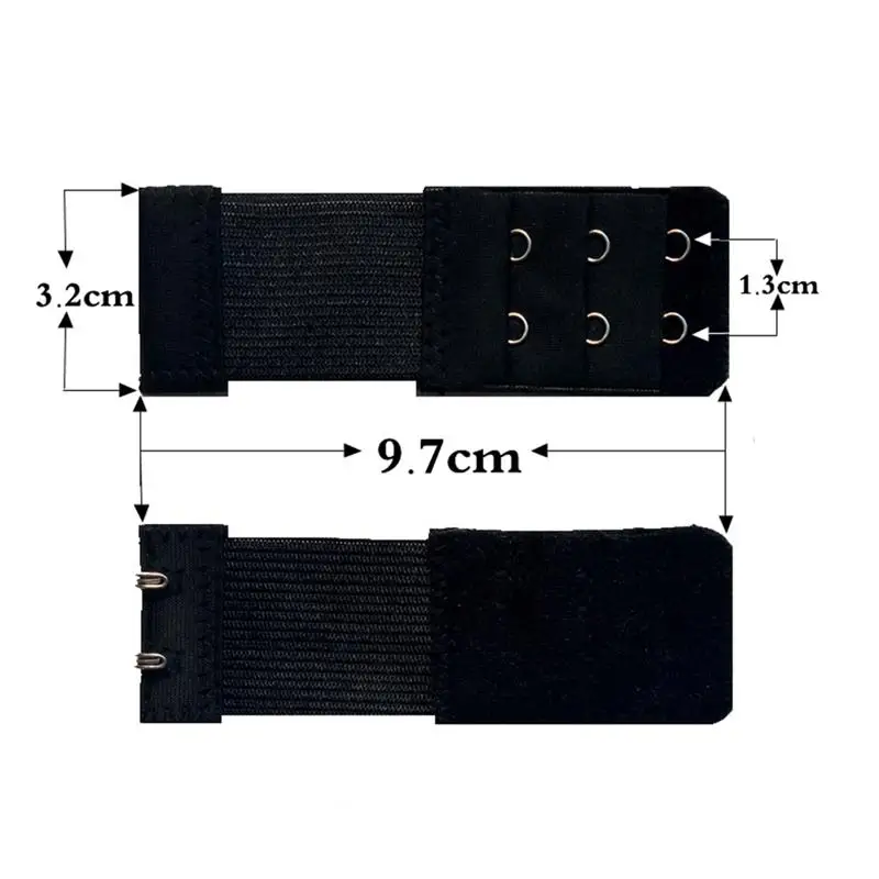 3 шт. Удлинительный крюк для бюстгальтера удлиненный регулируемый бюстгальтер с 2