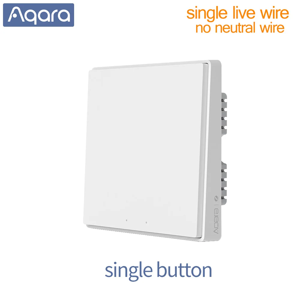 Умный настенный выключатель Aqara ZigBee Беспроводной Выключатель с проводным