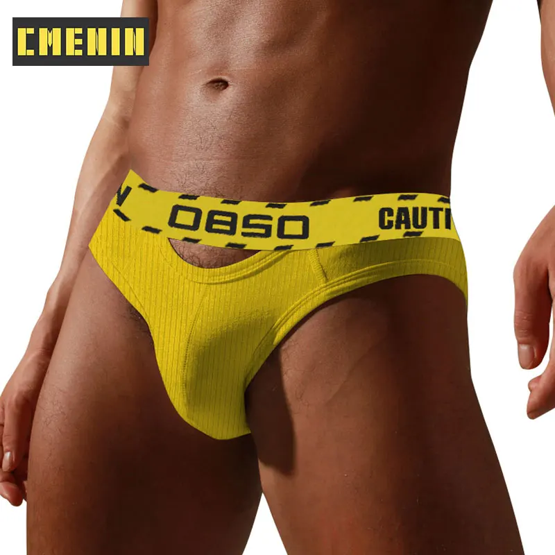 Мужские трусы бикини с буквенным принтом темно синие хлопковые брифы