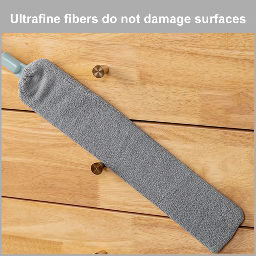 

3 Pcs/set Telescopic Long Crevice Dust Remover Brush Home Cabinet Ceiling Window Long Duster Microfiber Dust Cleaning Tool