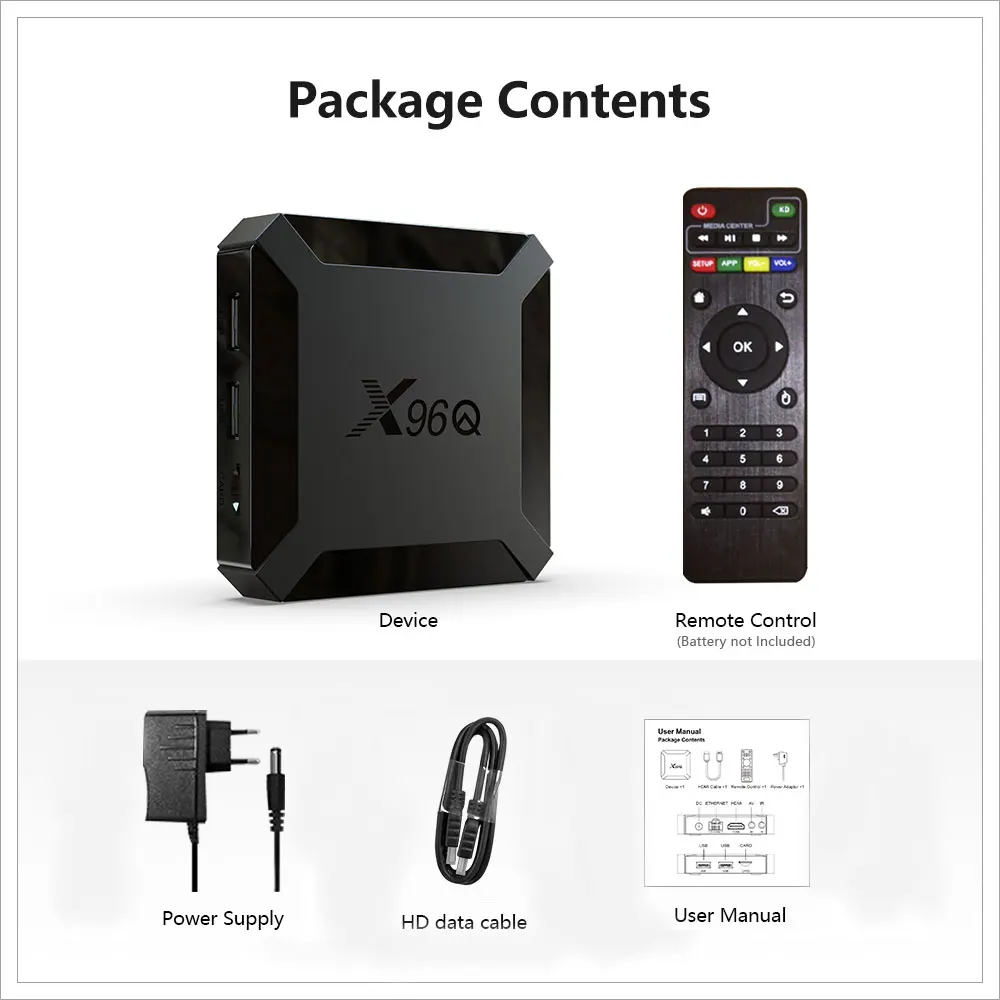 

X96Q, Android 10,0, 2 + 16/2,4 , Wi-Fi