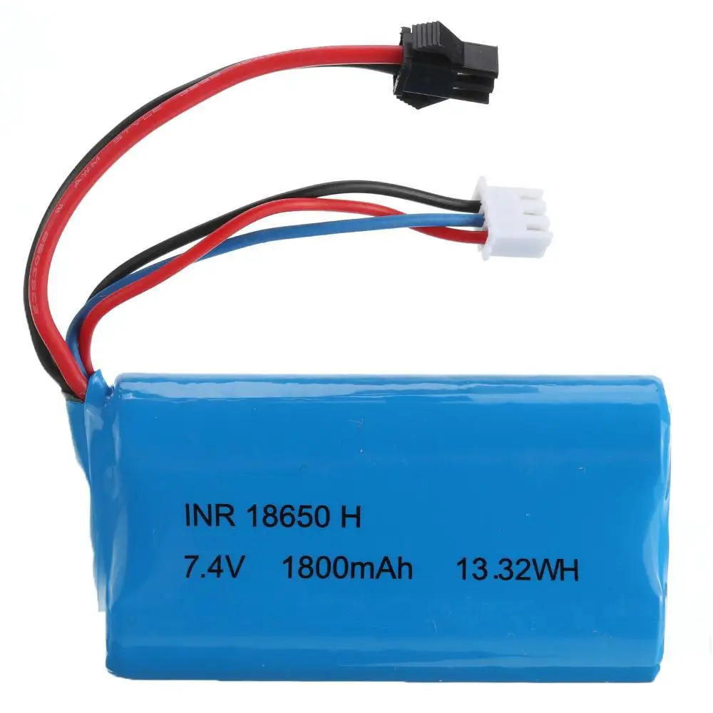 LeadingStar HS 18650 7 4 V 1800MAH 10C 2S Lipo батарея JST/SM разъем для 18301/18302 18311/18312 Rc Car|Детали и