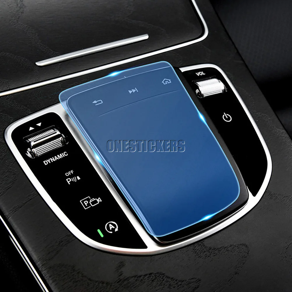 For Mercedes Benz E Class W213 C W205 GLC X253 Car Center Console Multimedia Mouse Button TPU Protector Film Accessories | Автомобили и