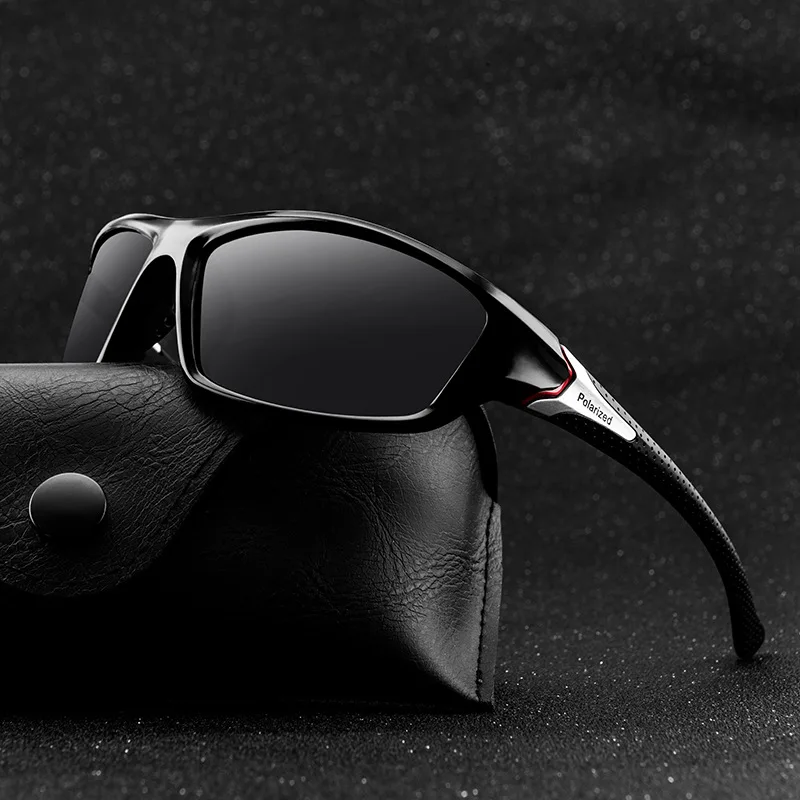 

2021 New Men's Fashion sunglasses TAC material New polarized night vision sunglasses sports polarized sunglasses outdoor glasses