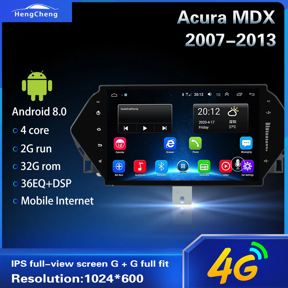 Для Acura MDX Автомобильный мультимедийный GPS аудио Радио стерео 2007 ~ 2013 оригинальный