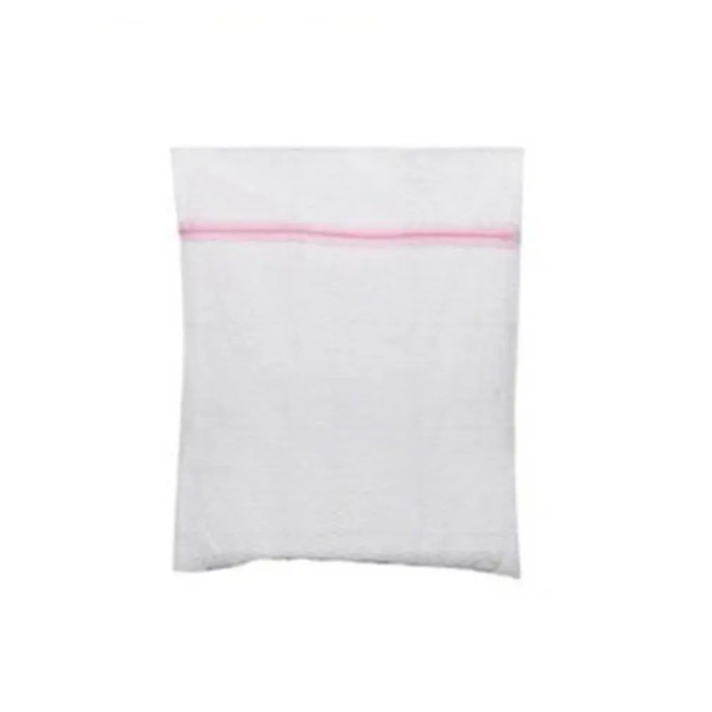 

3 Sizes Zippered Foldable Nylon Laundry Bag Bra Socks Underwear Clothes Washing Machine Protection Net Mesh Laundry Storage Bag