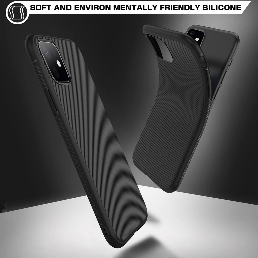 Для iPhone 11 Pro Max 2019 Чехол легкий тонкий Environ силиконовый мягкий чехол для задняя