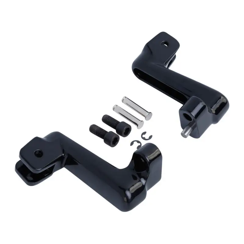 Мотоциклетные колышки для пассажирских ножек кронштейн черного цвета Indian Chief