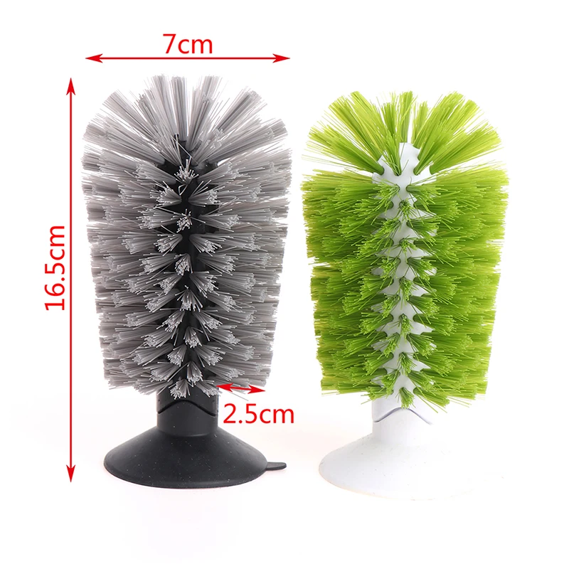 

1PCS Basedidea Sink Suction Cleaning Brush Cups Goblet Mugs Cleaner Strong Suction Lazy Use Clean Brush