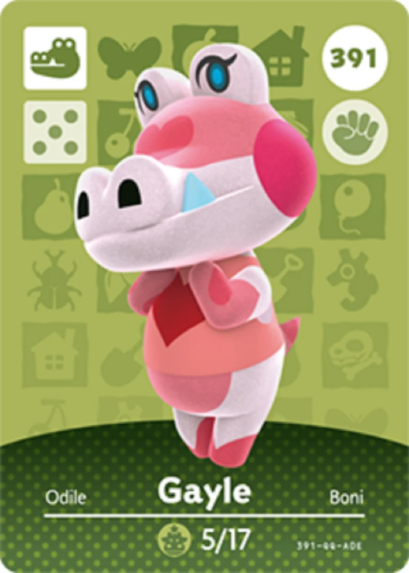 Карта для скрещивания животных Amiibo карта NS Games Rosie Amibo приветствуются наклейки