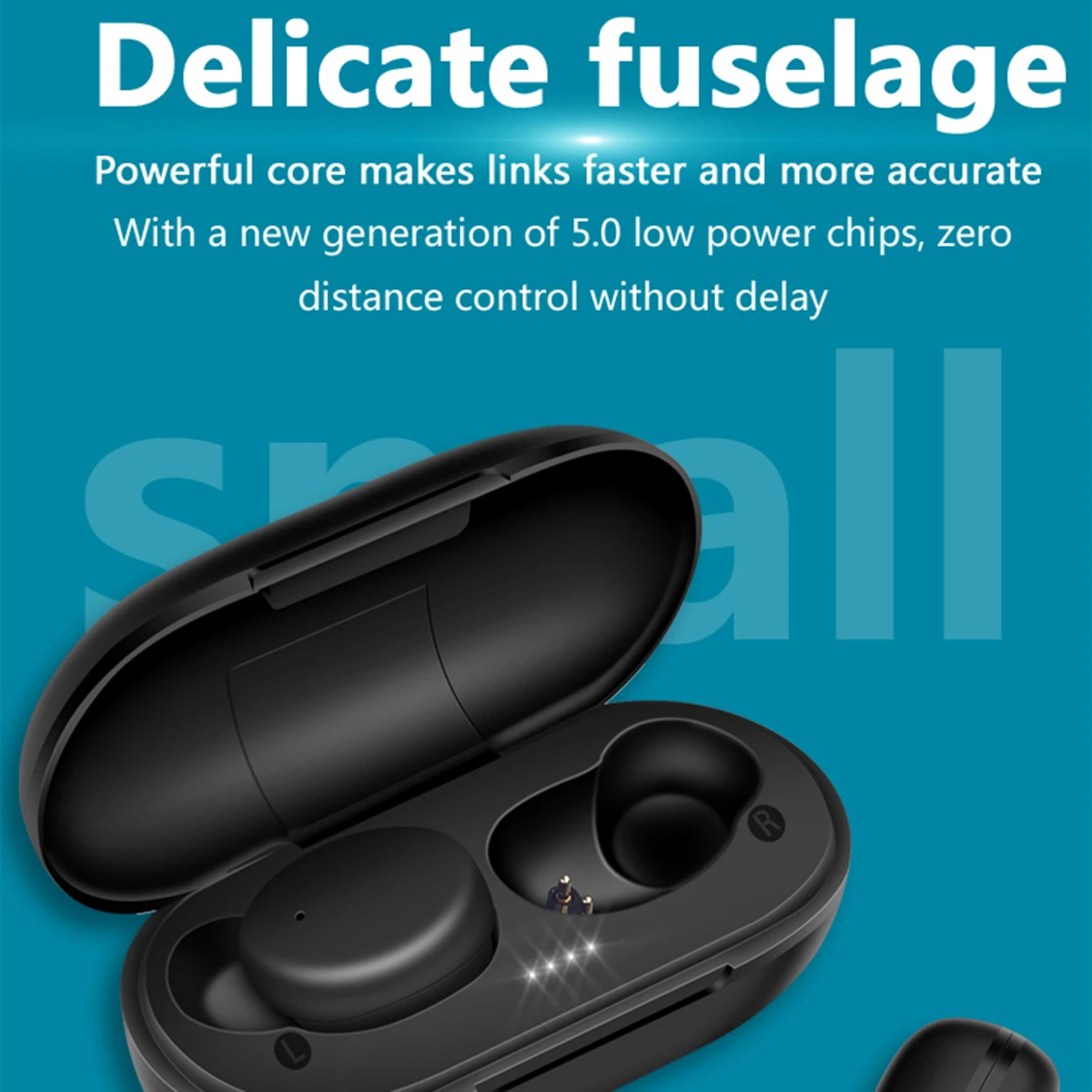 TWS BT Wireless Earphones Touch Control Stereo HIFI Mini Earbuds Waterproof Noise Reduction Earphone​ With Charging Box | Электроника