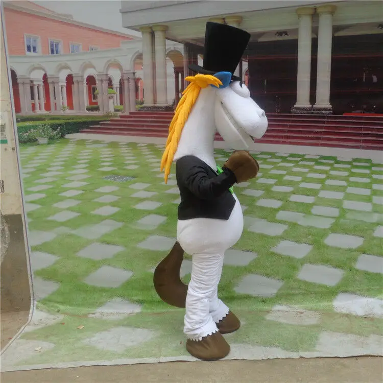 Костюм талисман лошади на Хэллоуин костюм для косплея платье вечеринки одежда