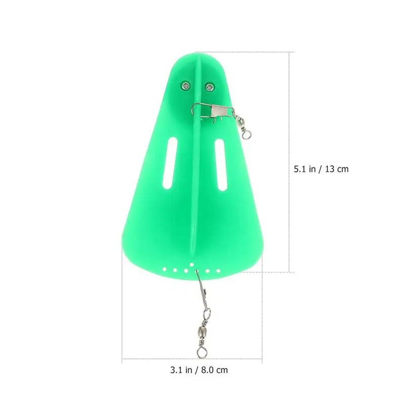 2Pcs Useful Diving Boards Plastic Outdoor Fishing Supplies (Green) | Спорт и развлечения