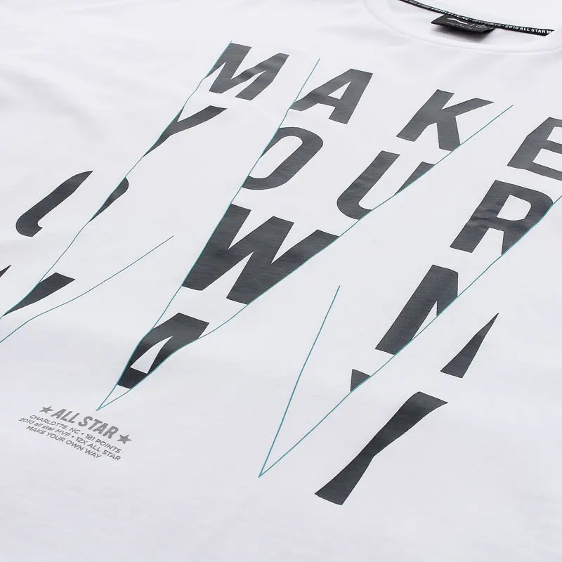 Мужская футболка Li-Ning с коротким рукавом дышащая свободная Спортивная