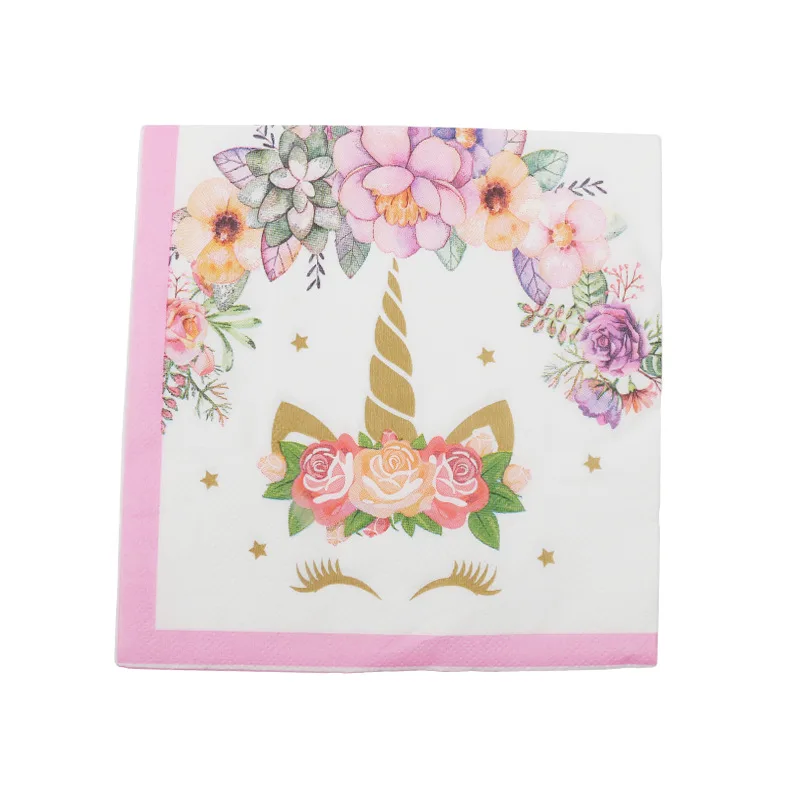 Салфетка одноразовая в виде слона для детской вечеринки 20 шт. | Дом и сад