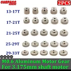 Surpass Hobby 2 шт. M0.6 металлические моторные шестерни 3,175 мм вал моторы шестерни Алюминий бесщеточный мотор матовый 110 Rc автомобиль до 13 ти лет-33T