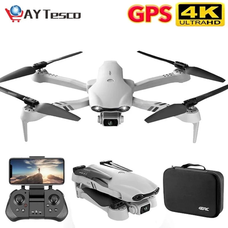 Enlarge F10 RC Drone 4K HD Dual Camera 5G GPS WIFI Drone Wide Angle Professional Drones Brushless Motor Foldable RC Quadcopter RC plane