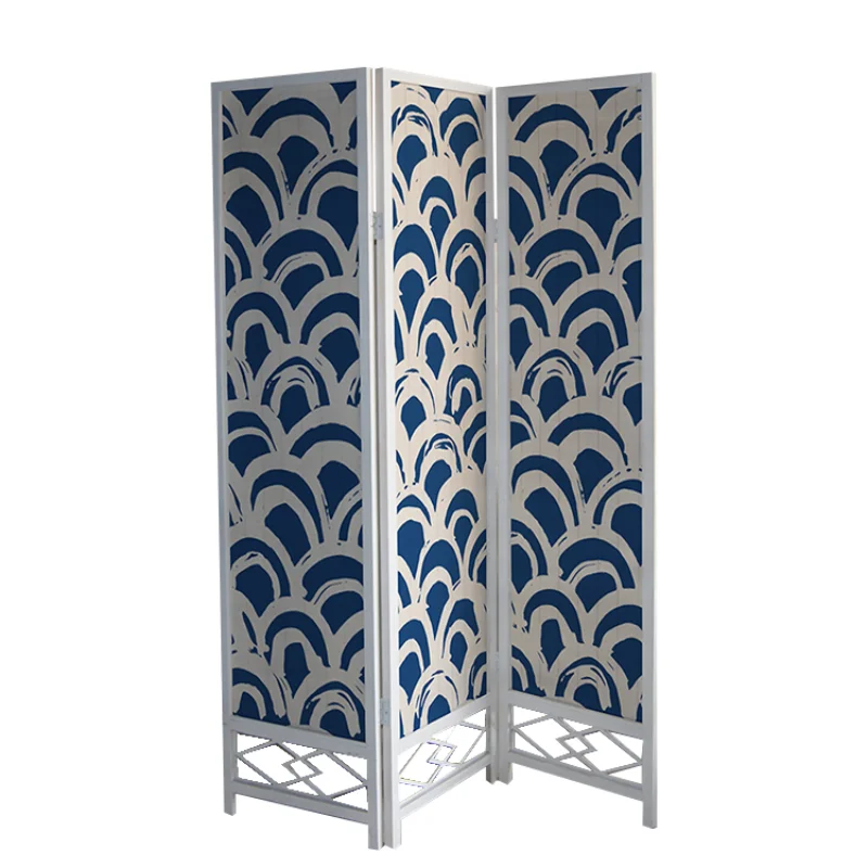 

2021 Solid Wood Japanese Style Screen Folding Move Bedroom Modern Rental Artifact Room Divider Screen Wood