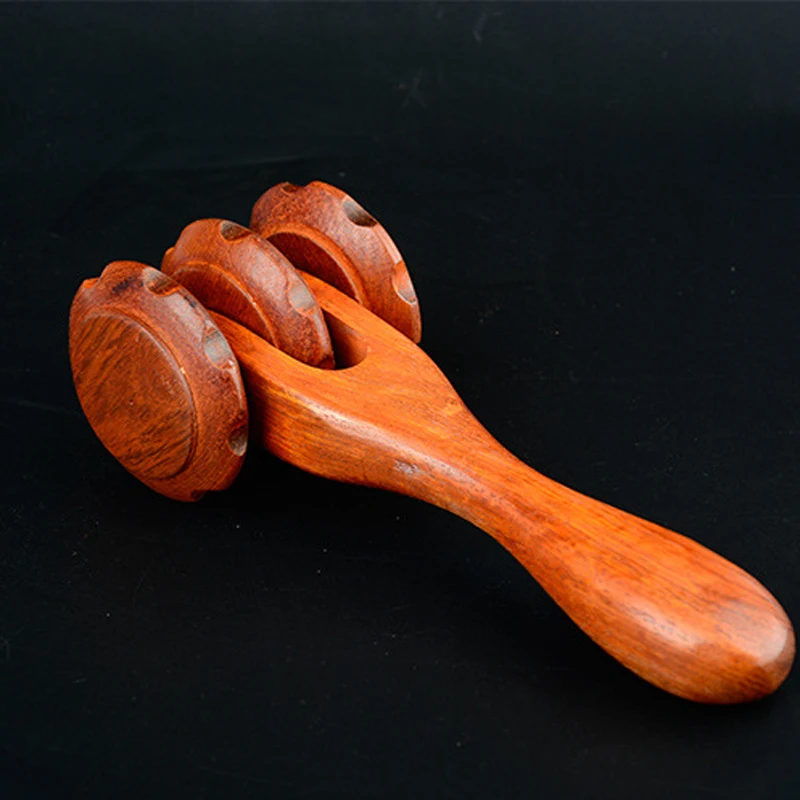 Тонкий массажный ролик для ног вьетнамская деревянная Массажная палка спины