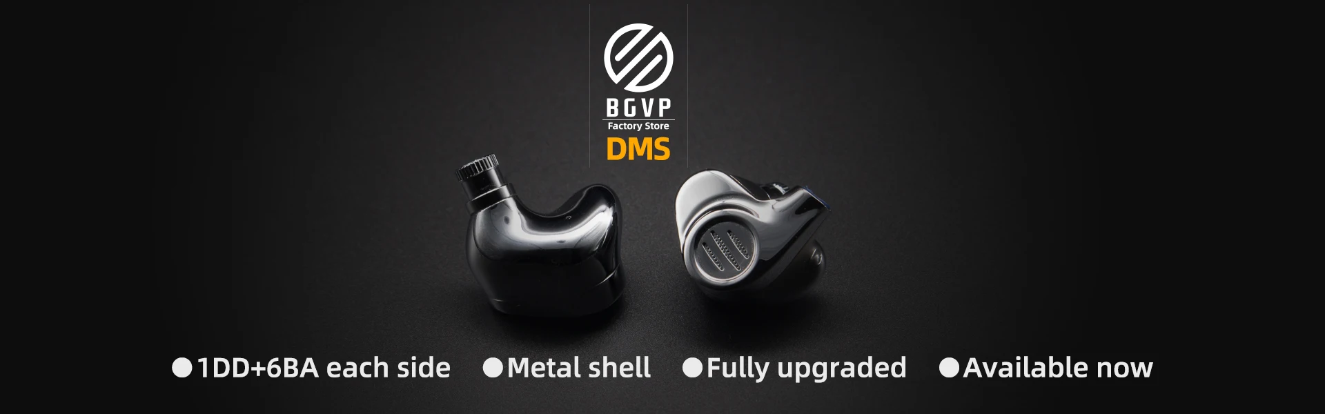 Гибридный аурикулярный элемент BGVP DMS HIFI с монитором nuevo 2019 6BA балансированный