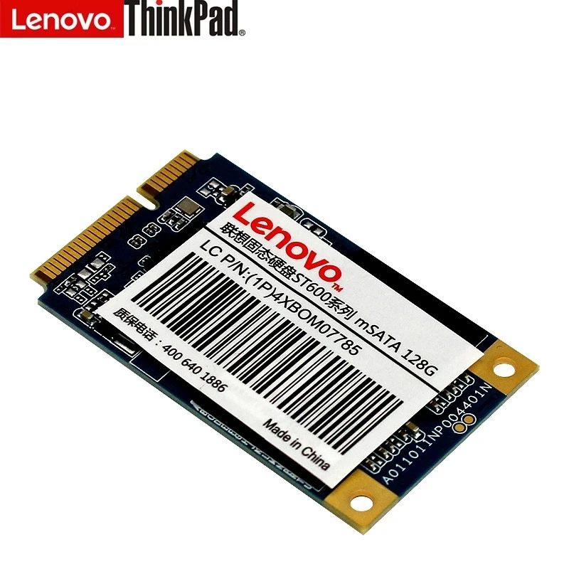 Оригинальный SSD-накопитель Lenovo 128G 256G 512G ST600 MSATA интерфейс подходит для ноутбуков /